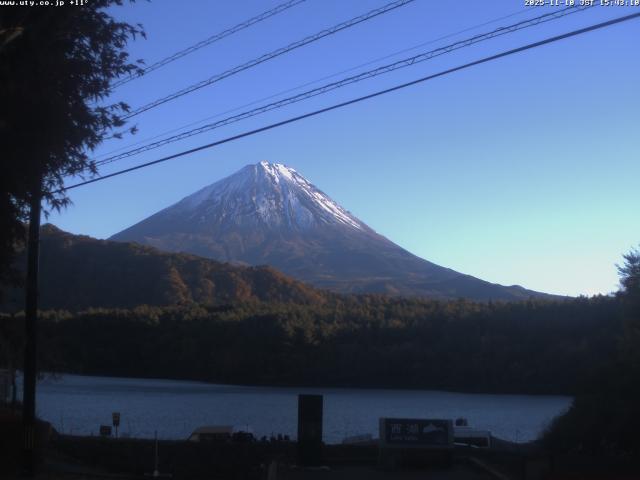西湖からの富士山