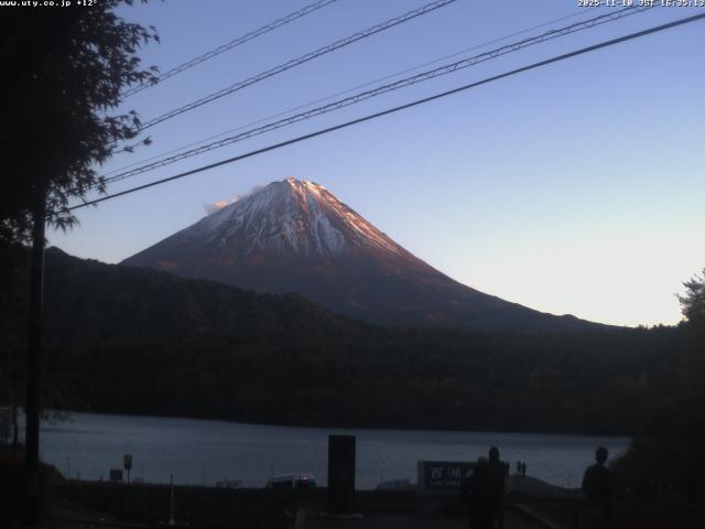 西湖からの富士山