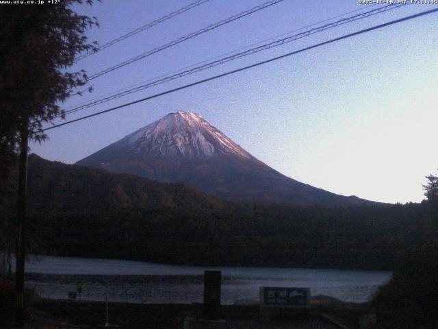 西湖からの富士山