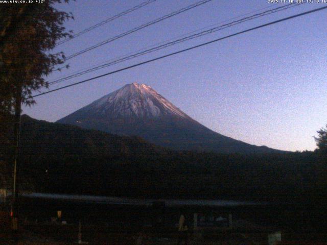 西湖からの富士山