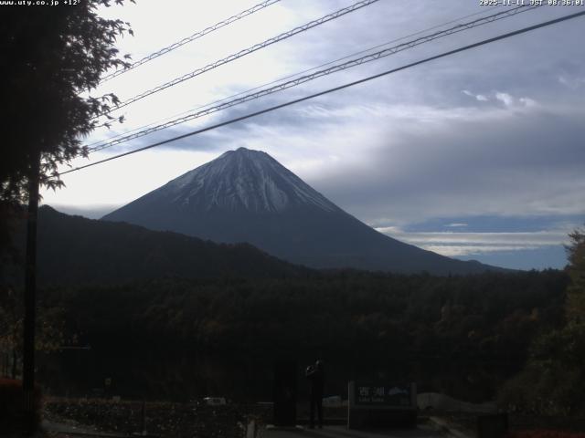 西湖からの富士山