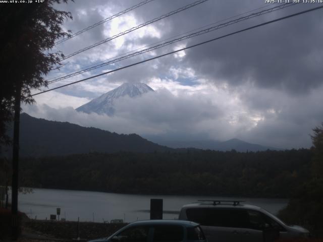 西湖からの富士山