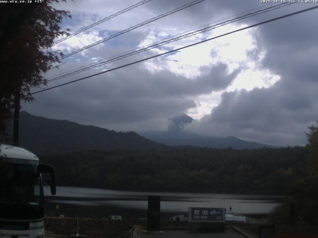 西湖からの富士山