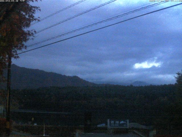 西湖からの富士山