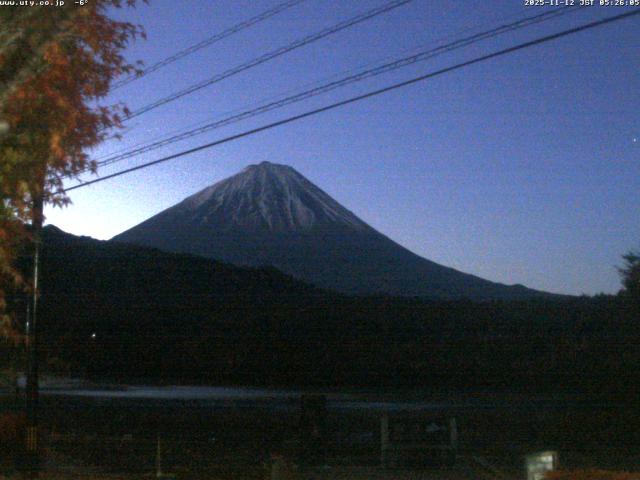 西湖からの富士山