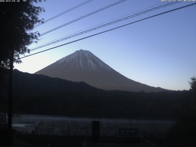 西湖からの富士山