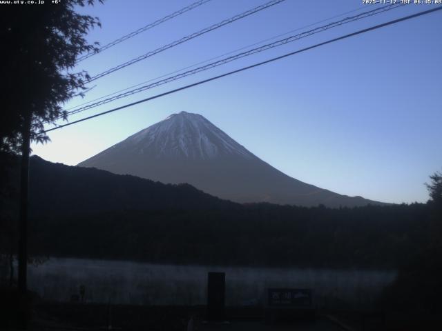 西湖からの富士山