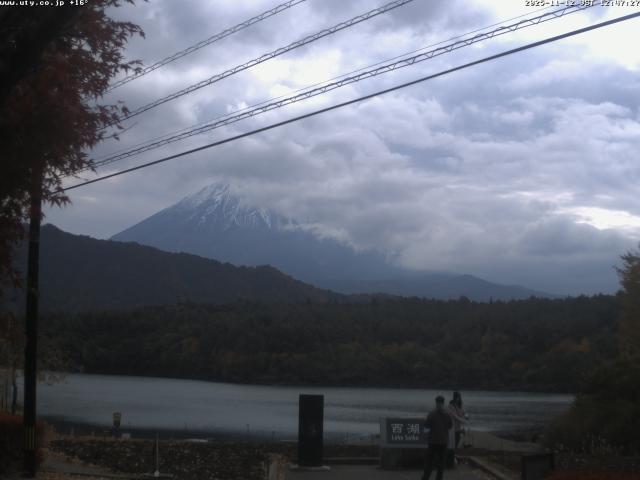 西湖からの富士山