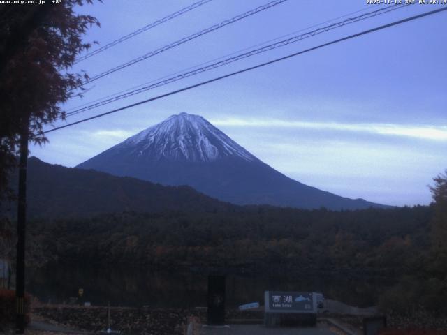 西湖からの富士山