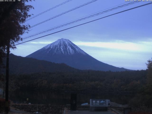 西湖からの富士山