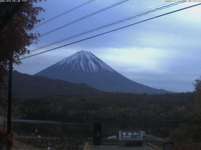 西湖からの富士山