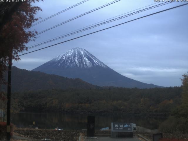 西湖からの富士山