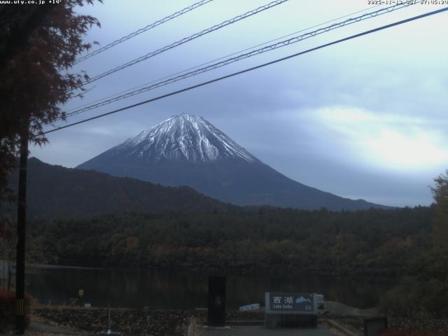 西湖からの富士山