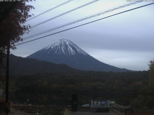 西湖からの富士山