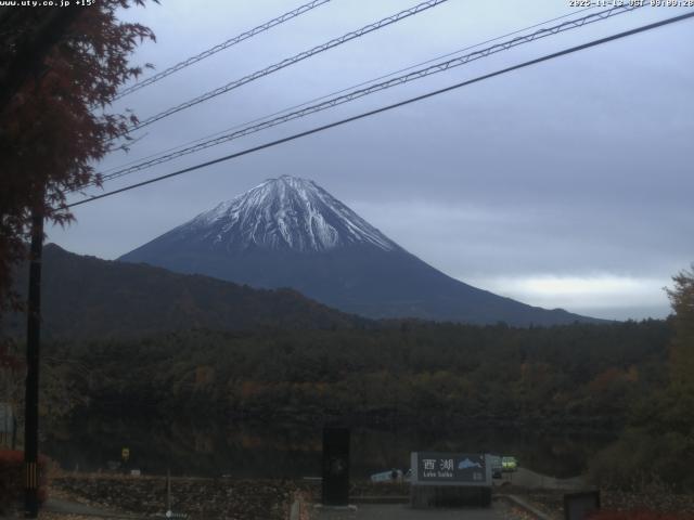 西湖からの富士山