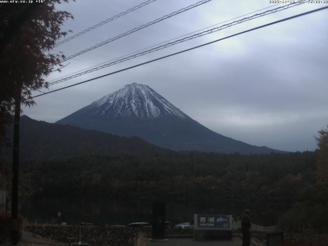 西湖からの富士山