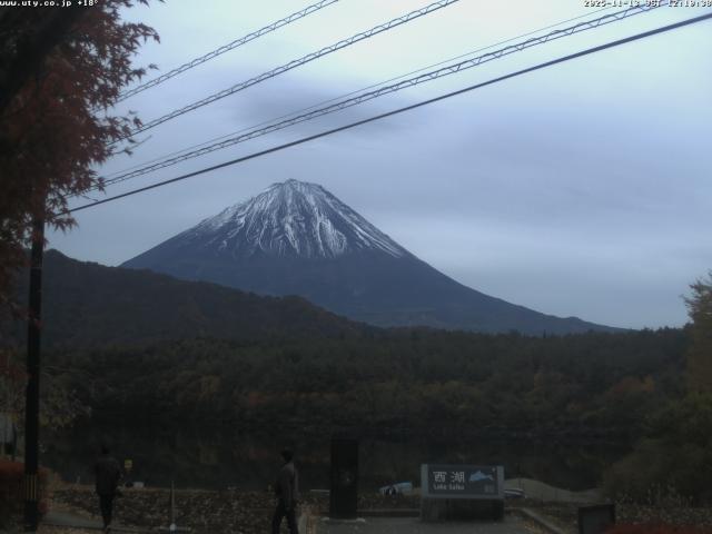 西湖からの富士山