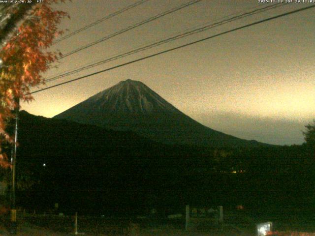 西湖からの富士山