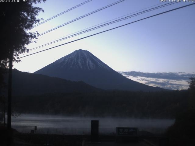西湖からの富士山