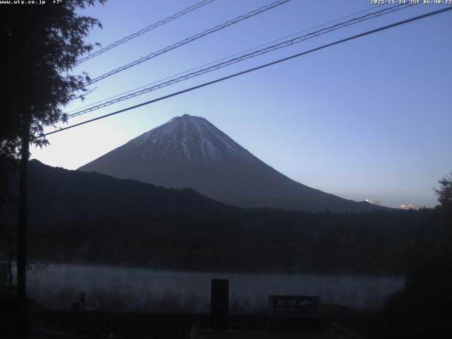 西湖からの富士山