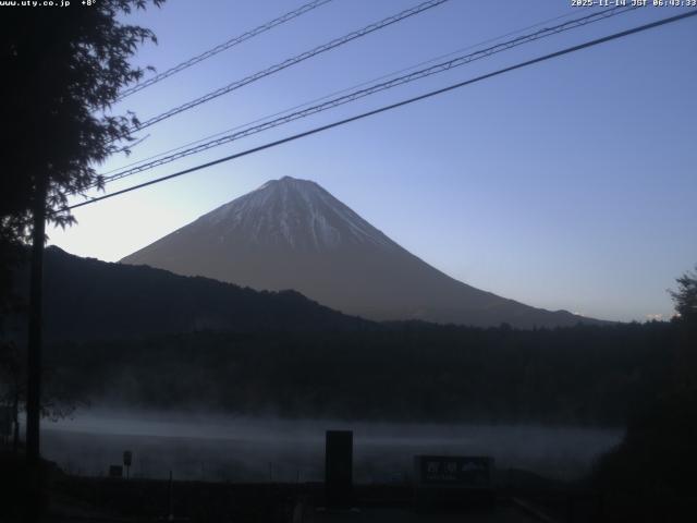 西湖からの富士山