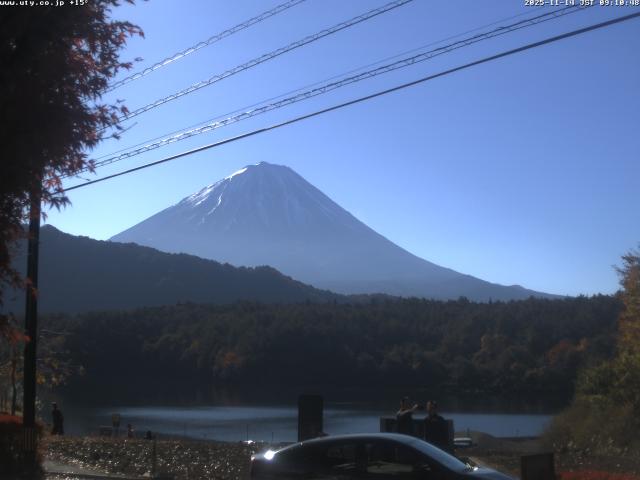 西湖からの富士山