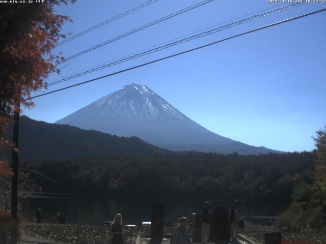 西湖からの富士山