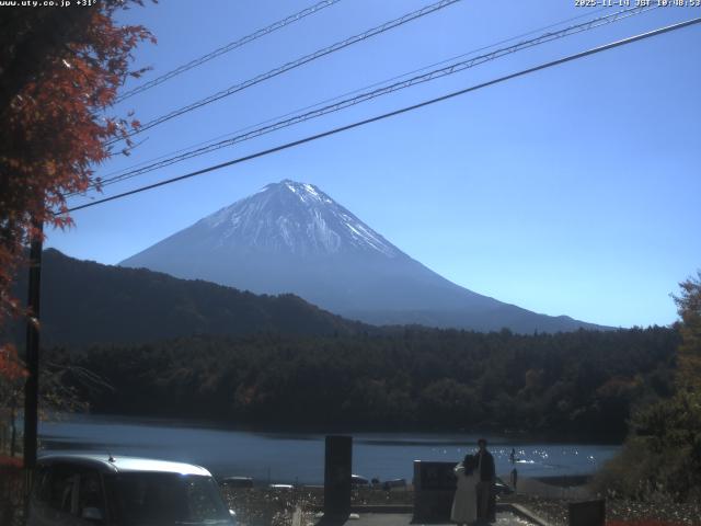 西湖からの富士山