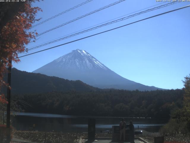 西湖からの富士山