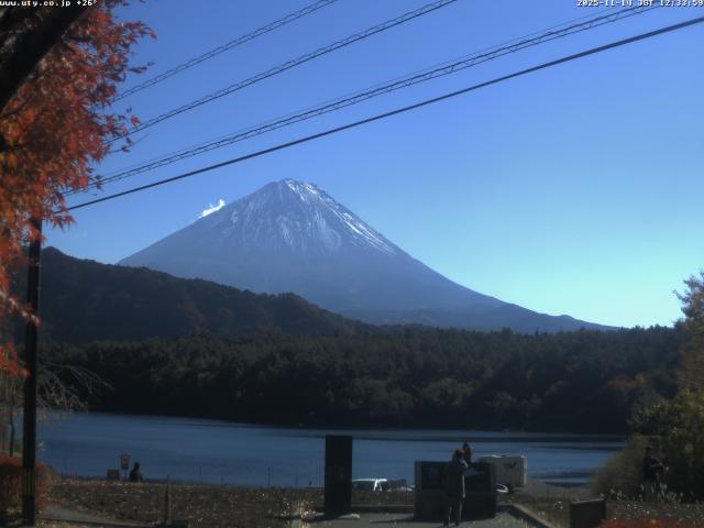 西湖からの富士山