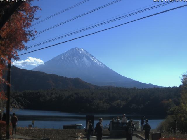 西湖からの富士山