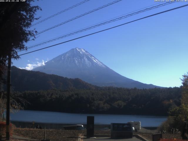西湖からの富士山