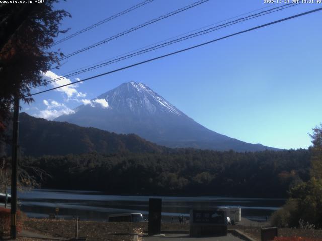 西湖からの富士山