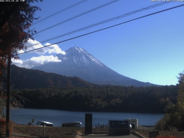西湖からの富士山