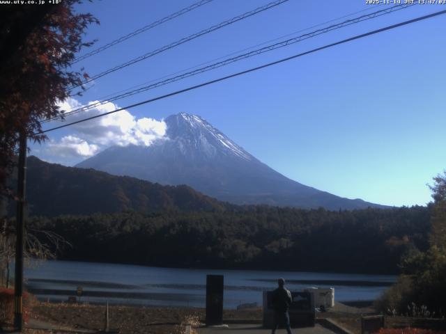 西湖からの富士山