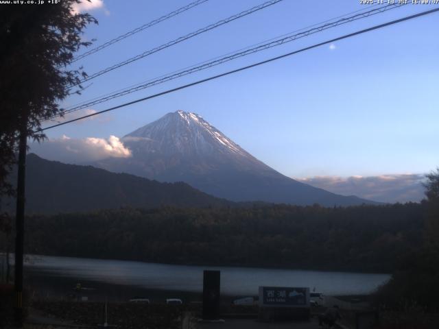 西湖からの富士山