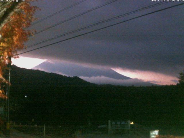 西湖からの富士山