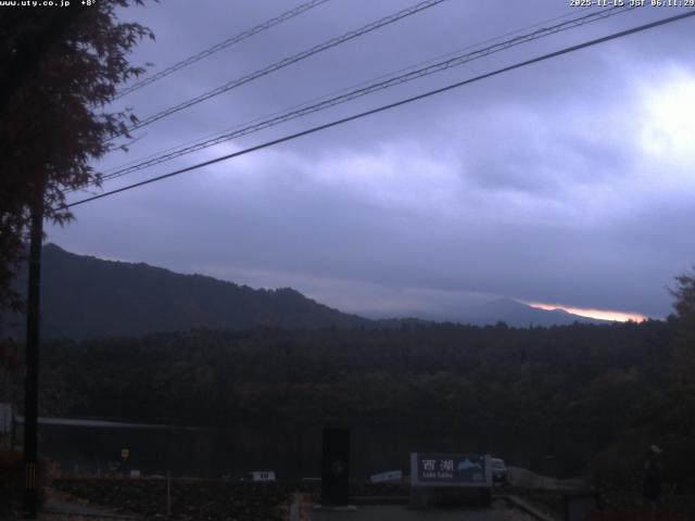西湖からの富士山
