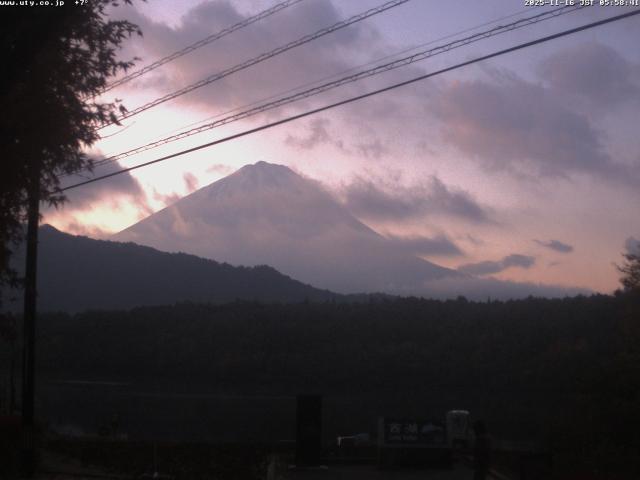 西湖からの富士山