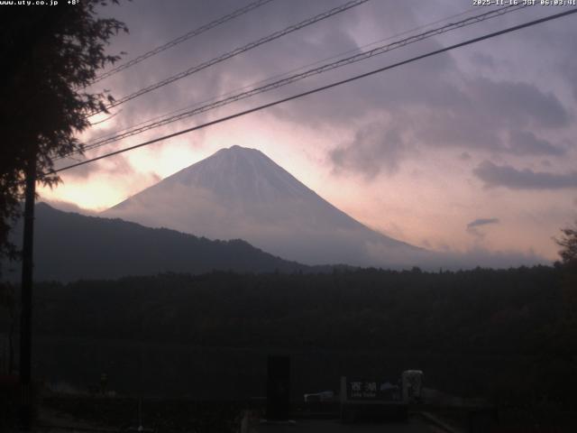 西湖からの富士山