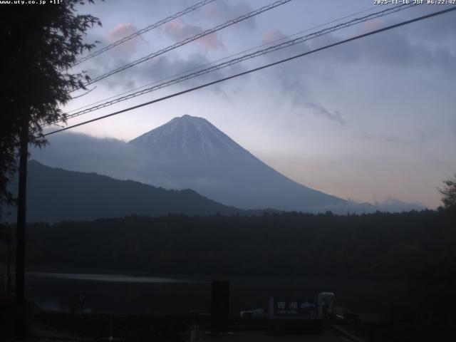 西湖からの富士山