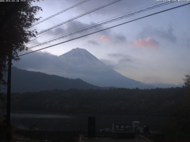 西湖からの富士山