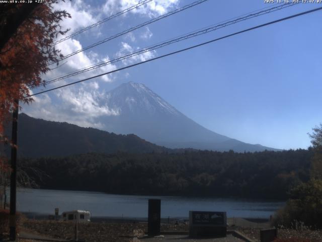 西湖からの富士山