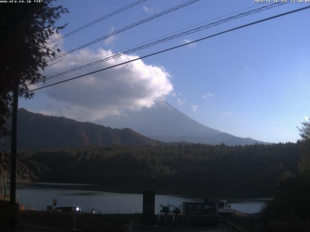 西湖からの富士山