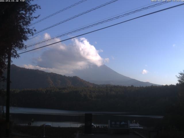 西湖からの富士山