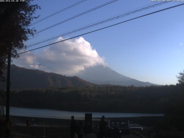 西湖からの富士山