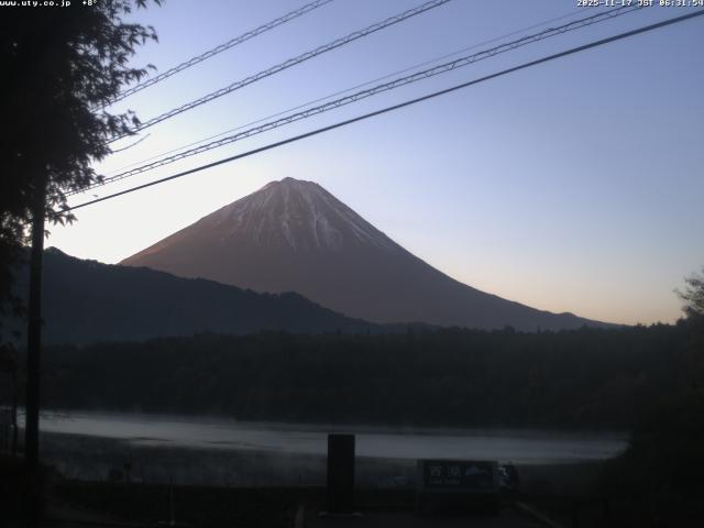 西湖からの富士山