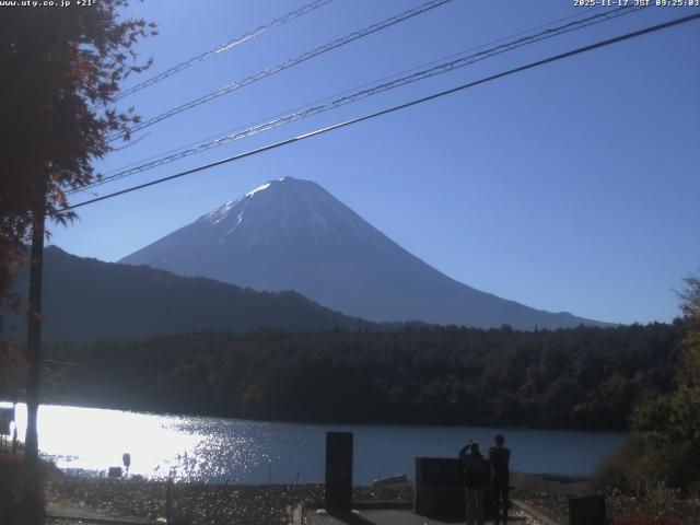 西湖からの富士山