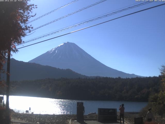 西湖からの富士山