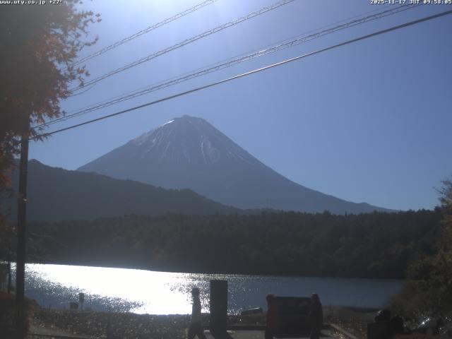 西湖からの富士山